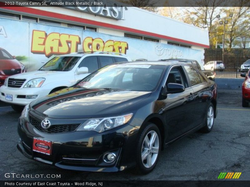 Attitude Black Metallic / Black 2012 Toyota Camry SE