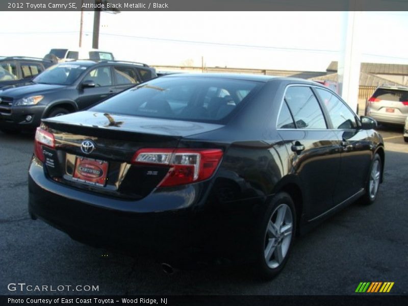 Attitude Black Metallic / Black 2012 Toyota Camry SE