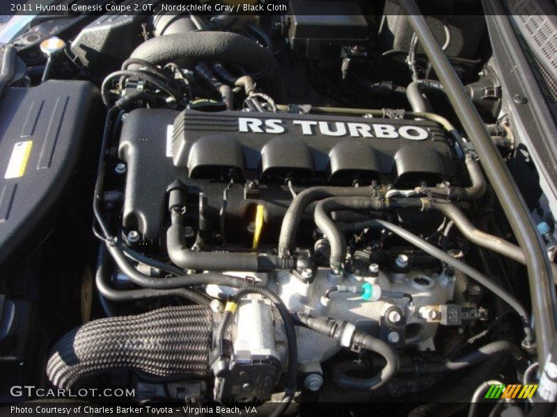  2011 Genesis Coupe 2.0T Engine - 2.0 Liter Turbocharged DOHC 16-Valve CVVT 4 Cylinder