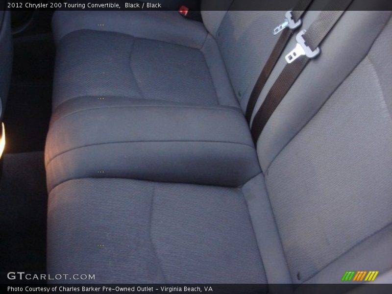 Black / Black 2012 Chrysler 200 Touring Convertible