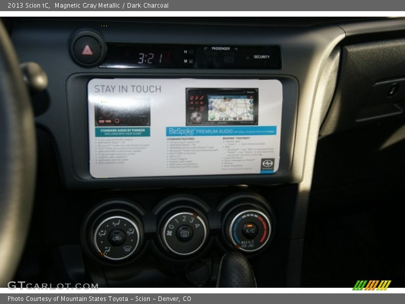 Magnetic Gray Metallic / Dark Charcoal 2013 Scion tC