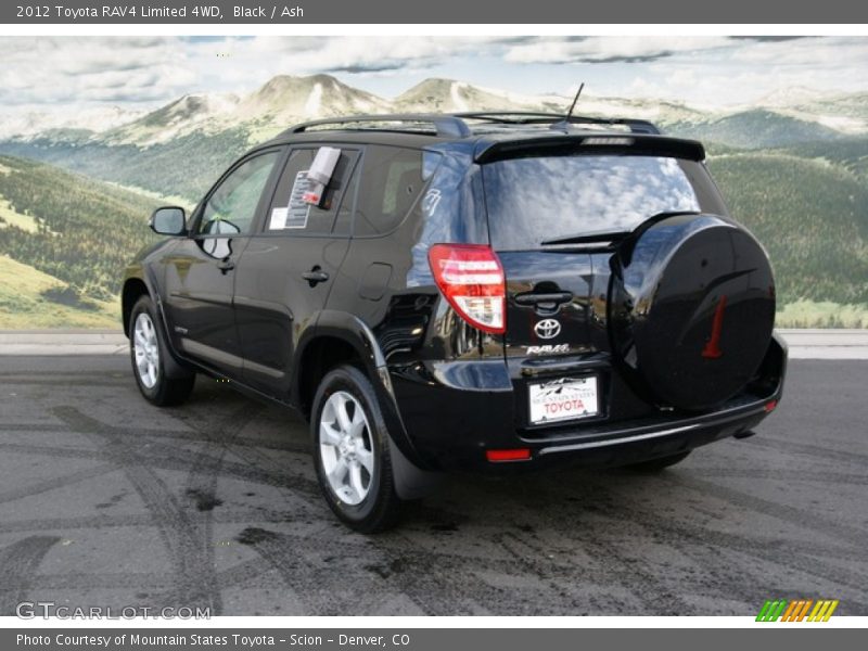 Black / Ash 2012 Toyota RAV4 Limited 4WD