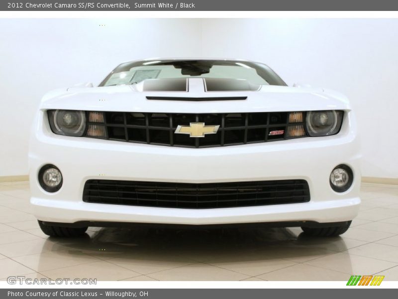 Summit White / Black 2012 Chevrolet Camaro SS/RS Convertible