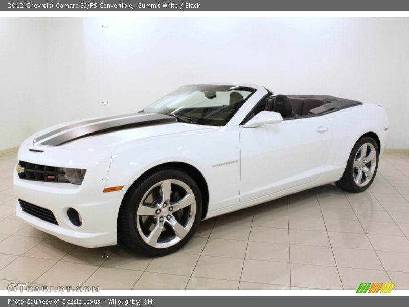 Summit White / Black 2012 Chevrolet Camaro SS/RS Convertible