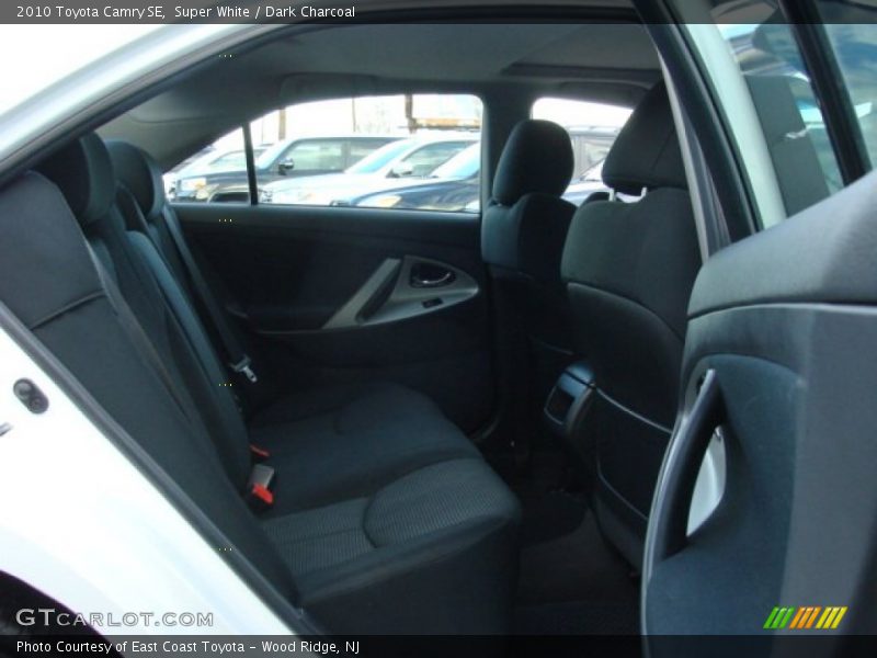 Super White / Dark Charcoal 2010 Toyota Camry SE