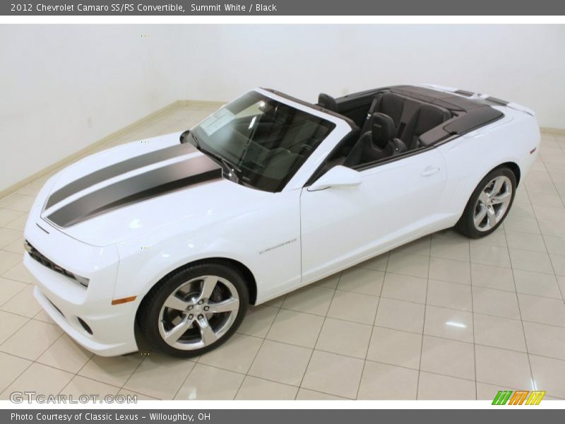 Summit White / Black 2012 Chevrolet Camaro SS/RS Convertible