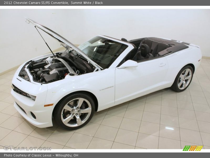 Summit White / Black 2012 Chevrolet Camaro SS/RS Convertible