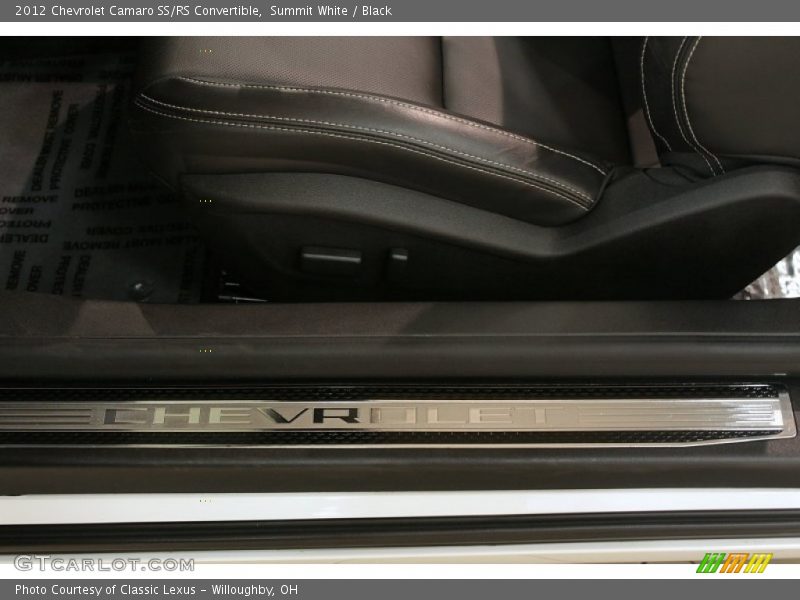 Summit White / Black 2012 Chevrolet Camaro SS/RS Convertible
