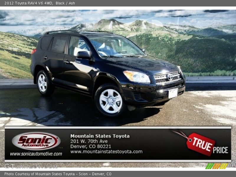 Black / Ash 2012 Toyota RAV4 V6 4WD