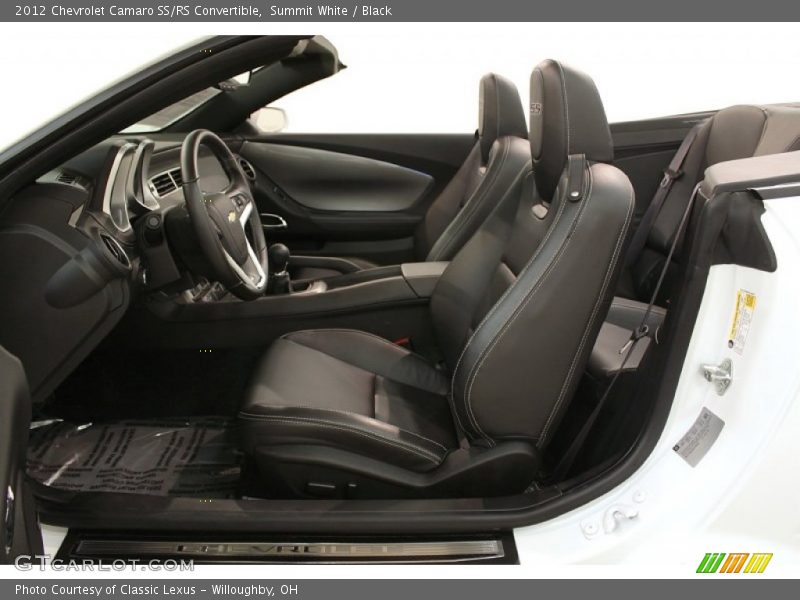 Summit White / Black 2012 Chevrolet Camaro SS/RS Convertible