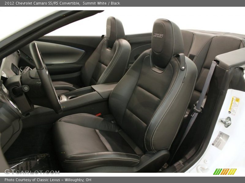 Summit White / Black 2012 Chevrolet Camaro SS/RS Convertible