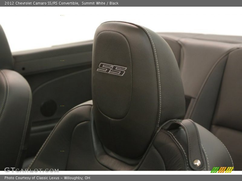 Summit White / Black 2012 Chevrolet Camaro SS/RS Convertible