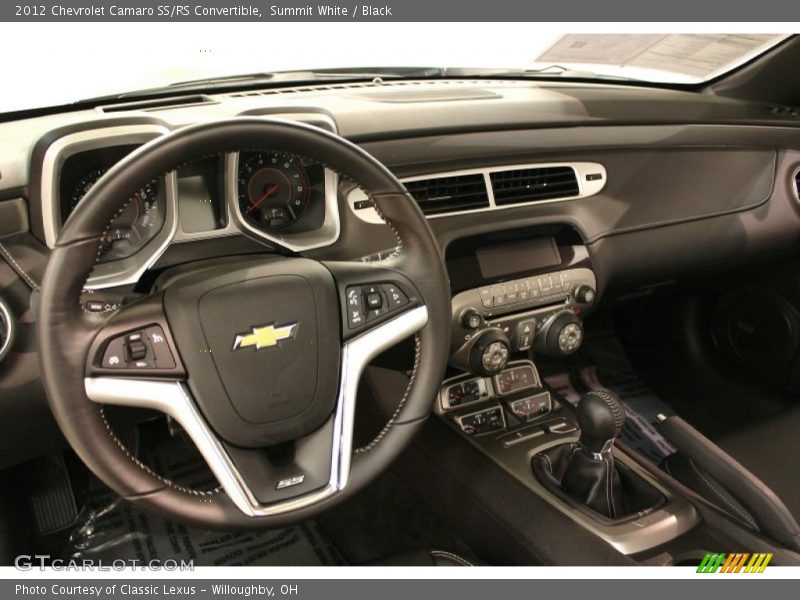 Summit White / Black 2012 Chevrolet Camaro SS/RS Convertible
