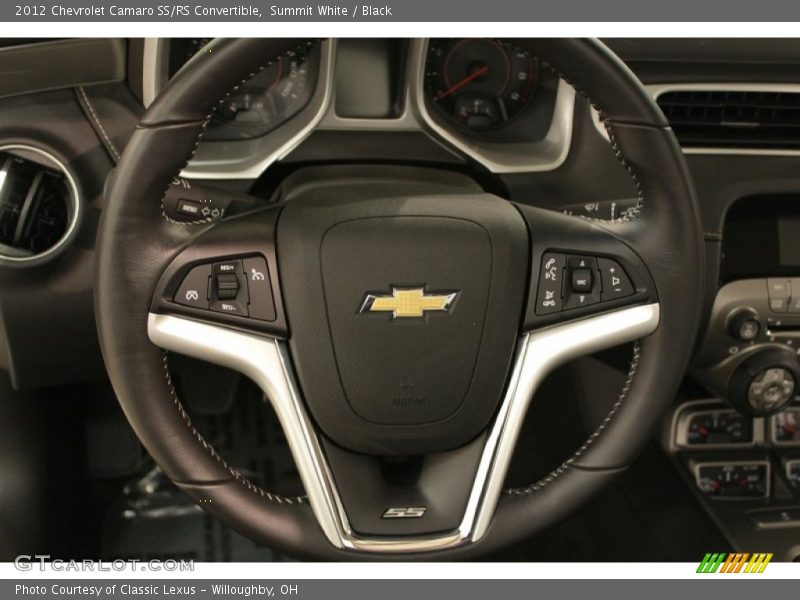 Summit White / Black 2012 Chevrolet Camaro SS/RS Convertible