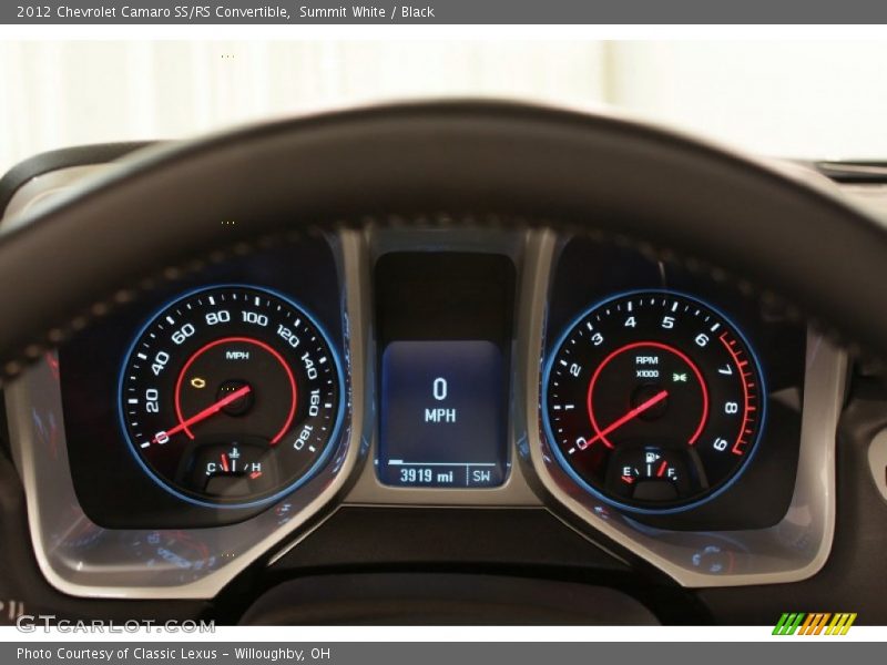 Summit White / Black 2012 Chevrolet Camaro SS/RS Convertible