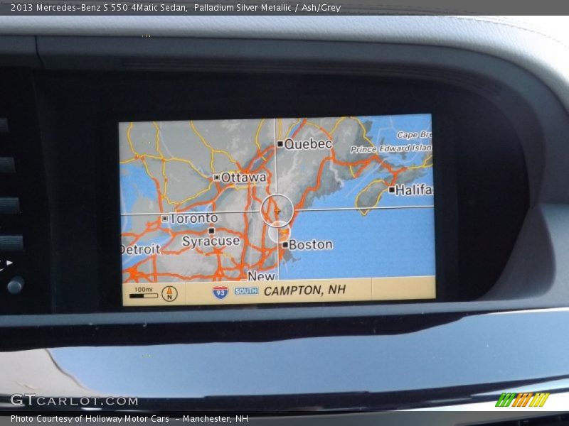 Palladium Silver Metallic / Ash/Grey 2013 Mercedes-Benz S 550 4Matic Sedan