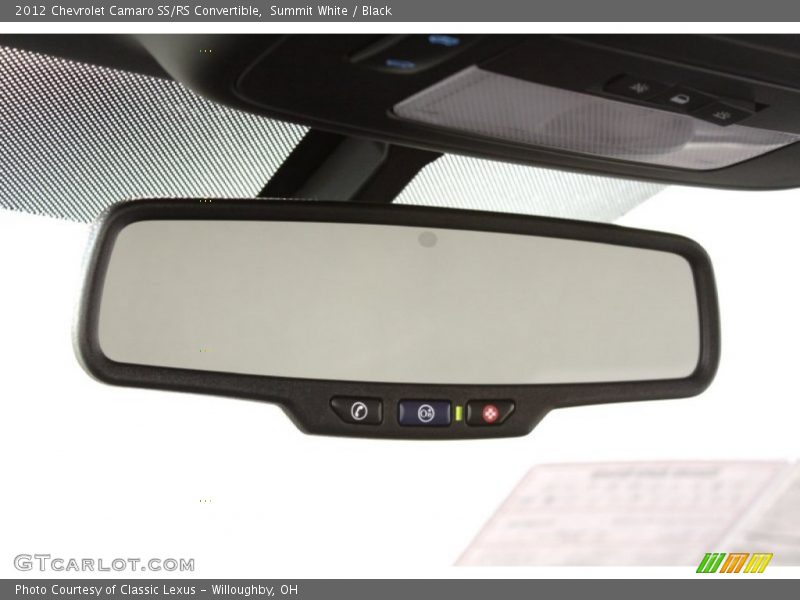 Summit White / Black 2012 Chevrolet Camaro SS/RS Convertible