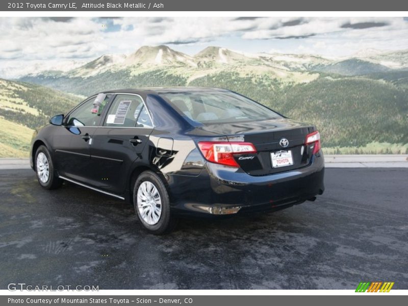 Attitude Black Metallic / Ash 2012 Toyota Camry LE