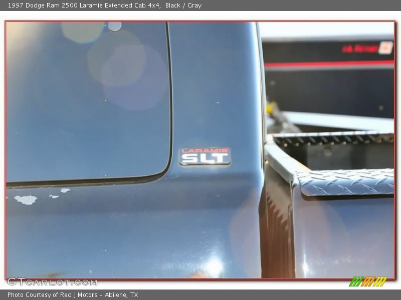 Black / Gray 1997 Dodge Ram 2500 Laramie Extended Cab 4x4