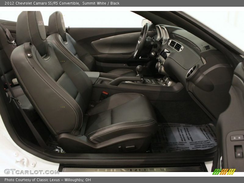 Summit White / Black 2012 Chevrolet Camaro SS/RS Convertible
