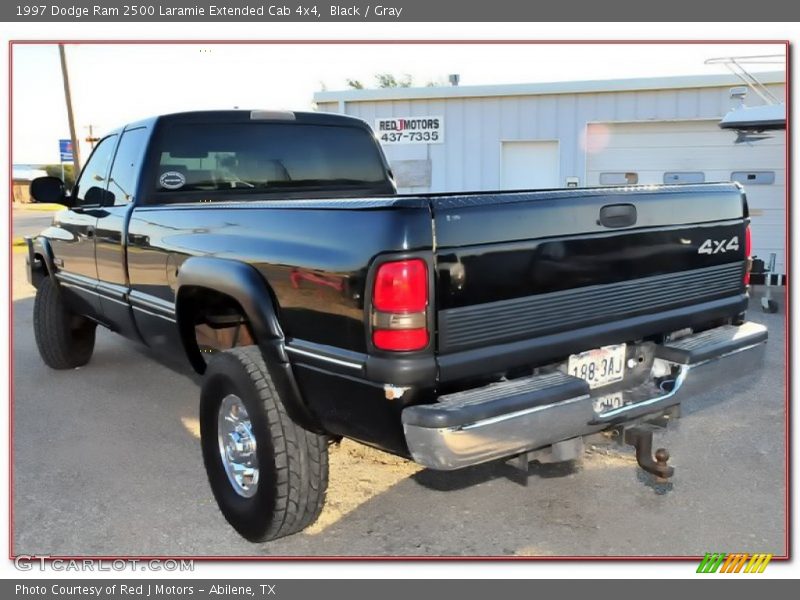 Black / Gray 1997 Dodge Ram 2500 Laramie Extended Cab 4x4