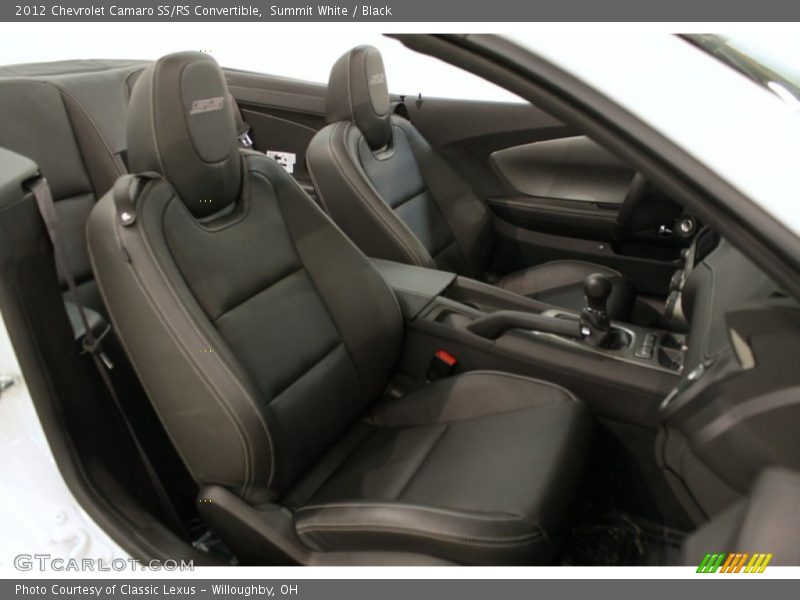 Summit White / Black 2012 Chevrolet Camaro SS/RS Convertible