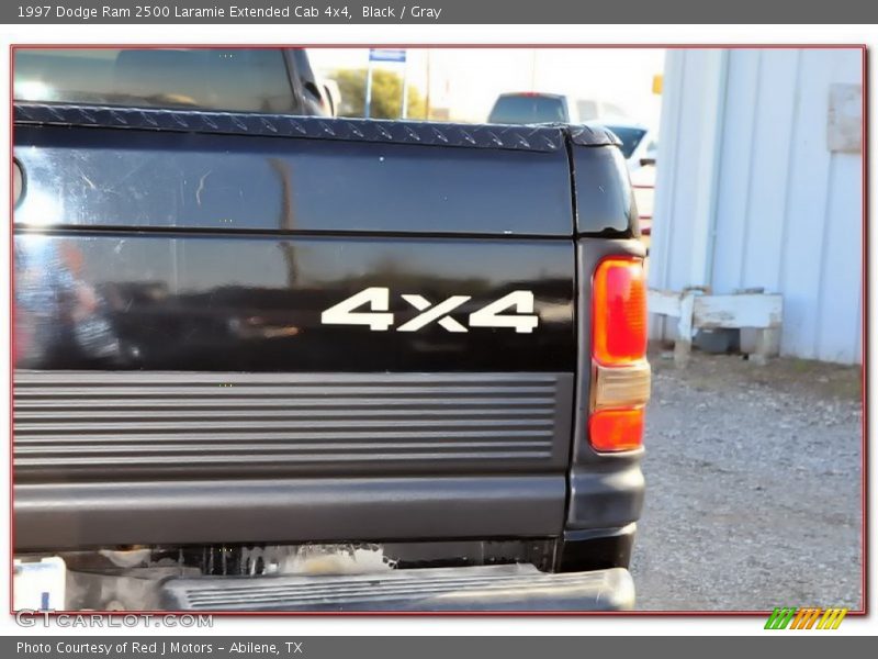 Black / Gray 1997 Dodge Ram 2500 Laramie Extended Cab 4x4