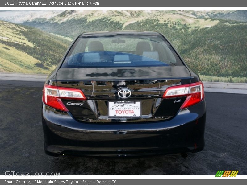 Attitude Black Metallic / Ash 2012 Toyota Camry LE