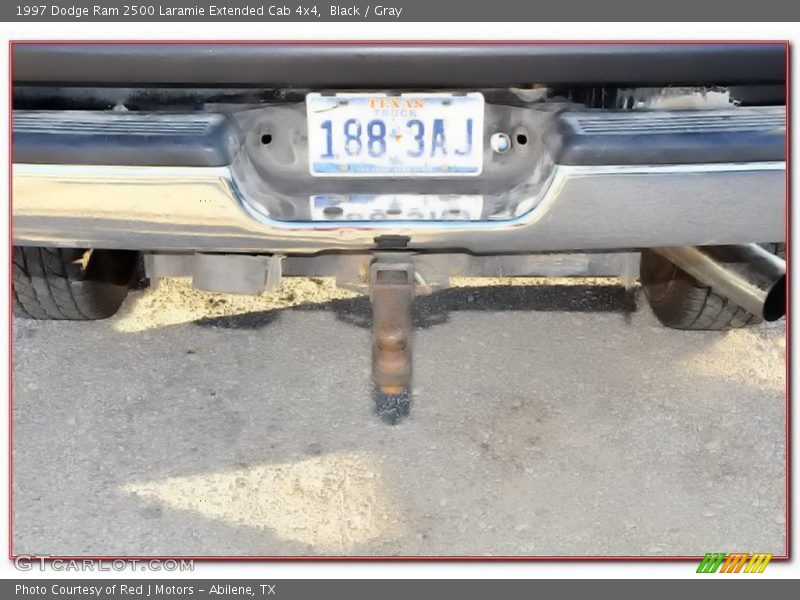 Black / Gray 1997 Dodge Ram 2500 Laramie Extended Cab 4x4