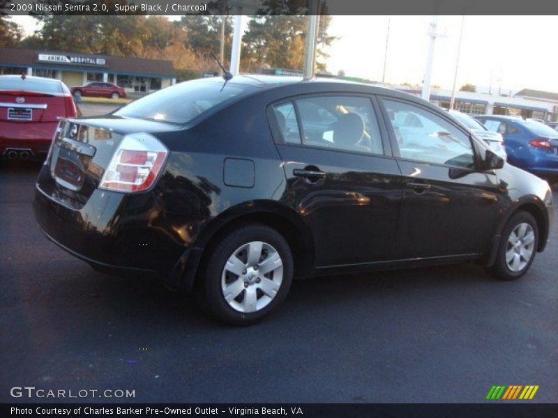 Super Black / Charcoal 2009 Nissan Sentra 2.0