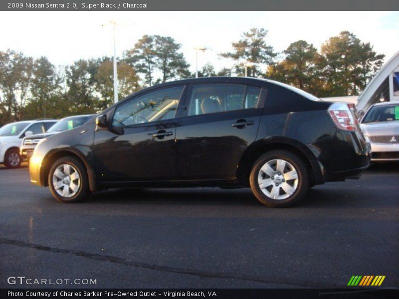 Super Black / Charcoal 2009 Nissan Sentra 2.0