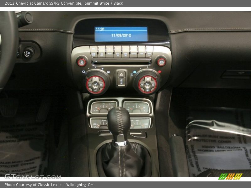 Summit White / Black 2012 Chevrolet Camaro SS/RS Convertible