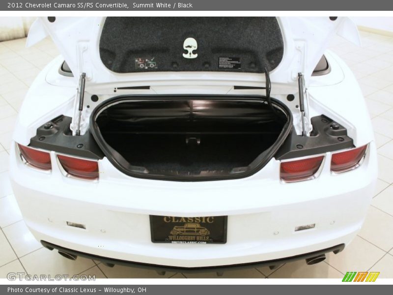 Summit White / Black 2012 Chevrolet Camaro SS/RS Convertible