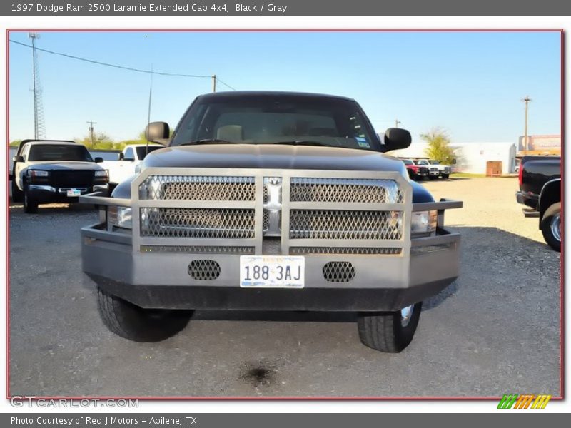 Black / Gray 1997 Dodge Ram 2500 Laramie Extended Cab 4x4
