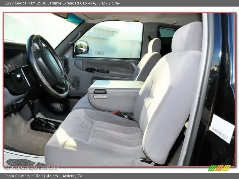Black / Gray 1997 Dodge Ram 2500 Laramie Extended Cab 4x4