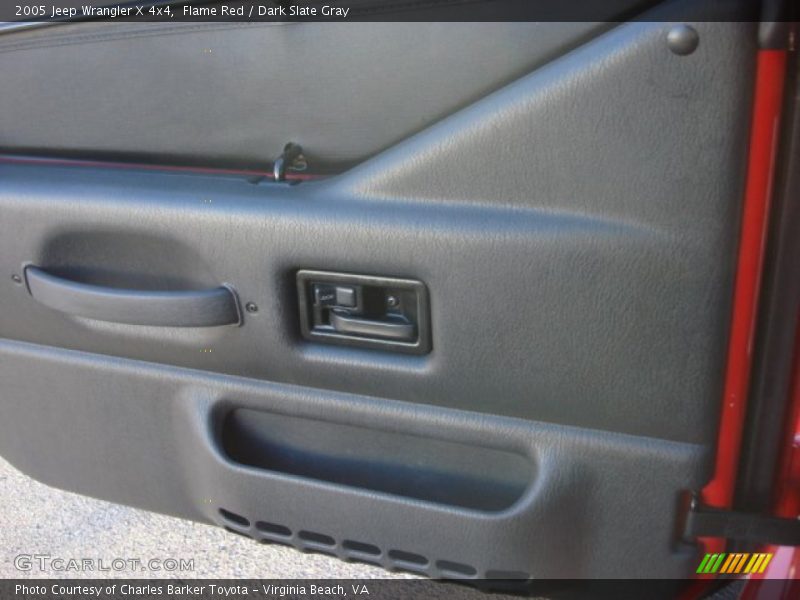 Flame Red / Dark Slate Gray 2005 Jeep Wrangler X 4x4