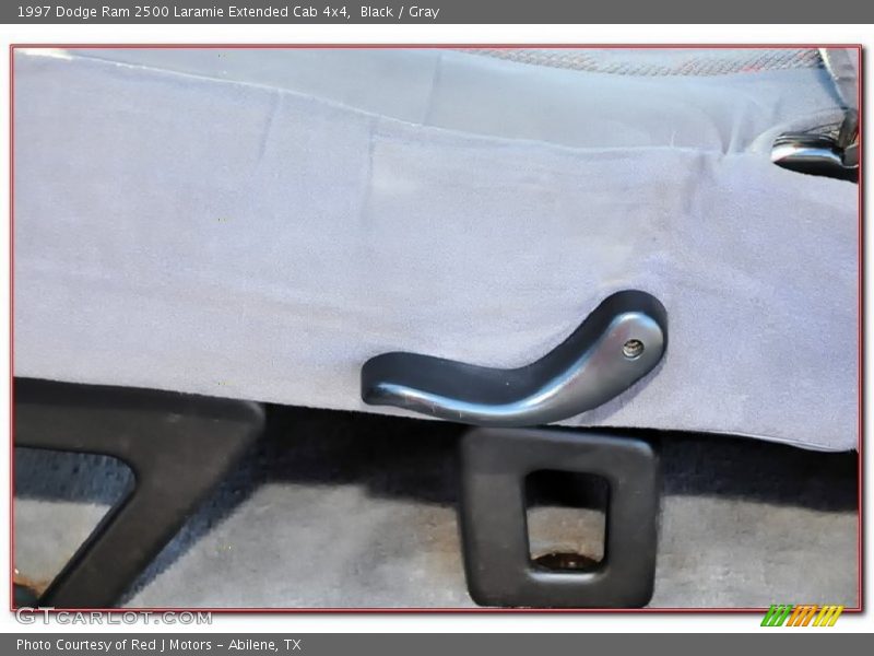 Black / Gray 1997 Dodge Ram 2500 Laramie Extended Cab 4x4