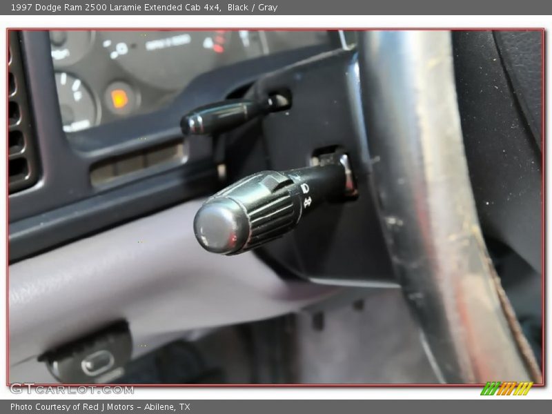 Black / Gray 1997 Dodge Ram 2500 Laramie Extended Cab 4x4
