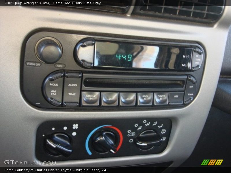 Flame Red / Dark Slate Gray 2005 Jeep Wrangler X 4x4