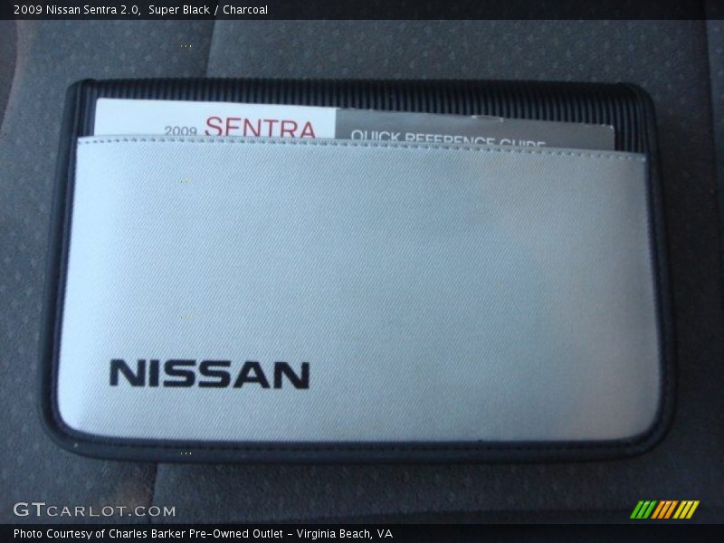 Super Black / Charcoal 2009 Nissan Sentra 2.0