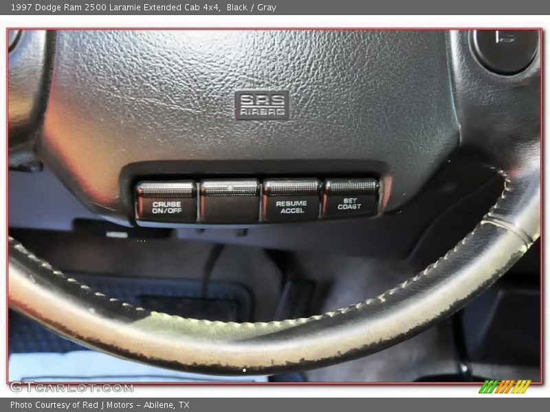 Black / Gray 1997 Dodge Ram 2500 Laramie Extended Cab 4x4