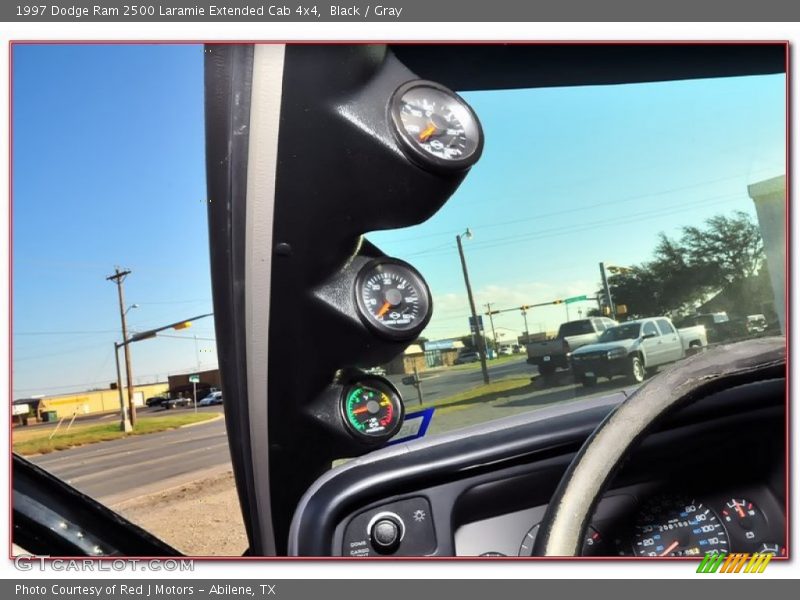 Black / Gray 1997 Dodge Ram 2500 Laramie Extended Cab 4x4