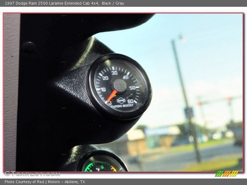 Black / Gray 1997 Dodge Ram 2500 Laramie Extended Cab 4x4