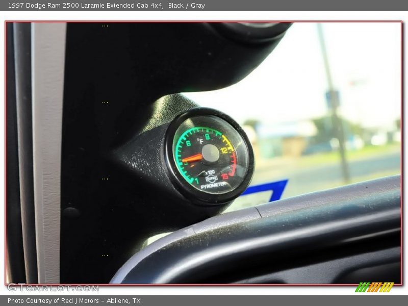 Black / Gray 1997 Dodge Ram 2500 Laramie Extended Cab 4x4