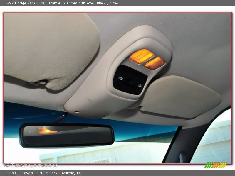Black / Gray 1997 Dodge Ram 2500 Laramie Extended Cab 4x4