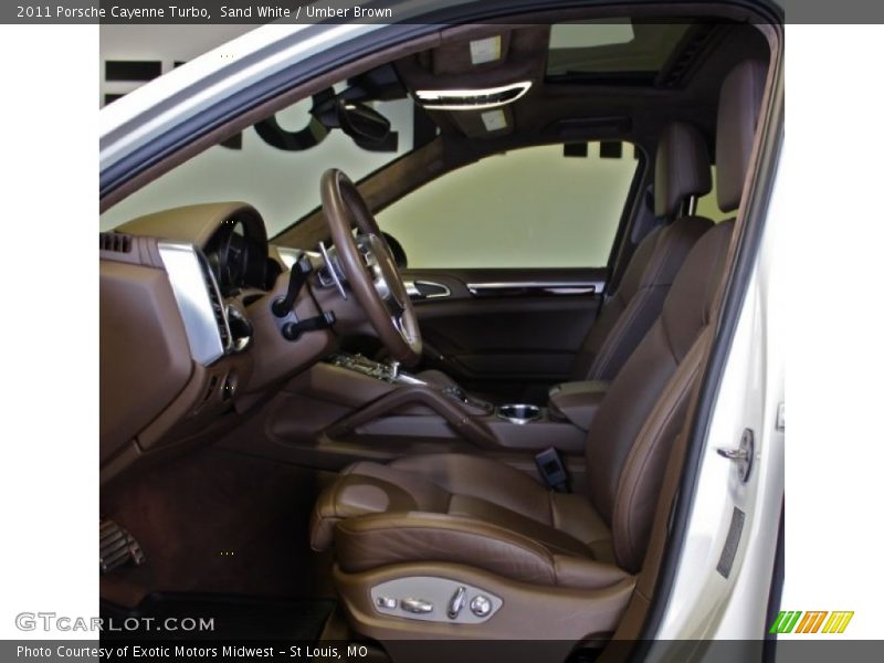  2011 Cayenne Turbo Umber Brown Interior