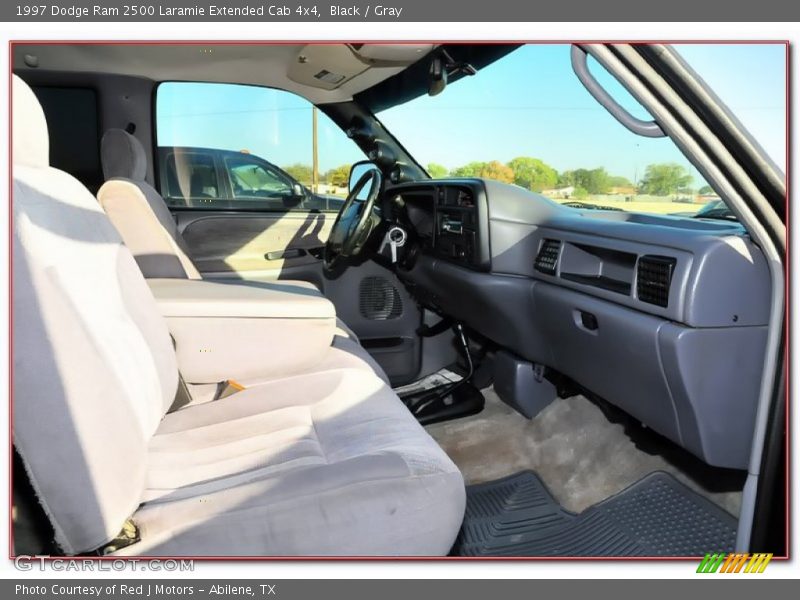 Black / Gray 1997 Dodge Ram 2500 Laramie Extended Cab 4x4