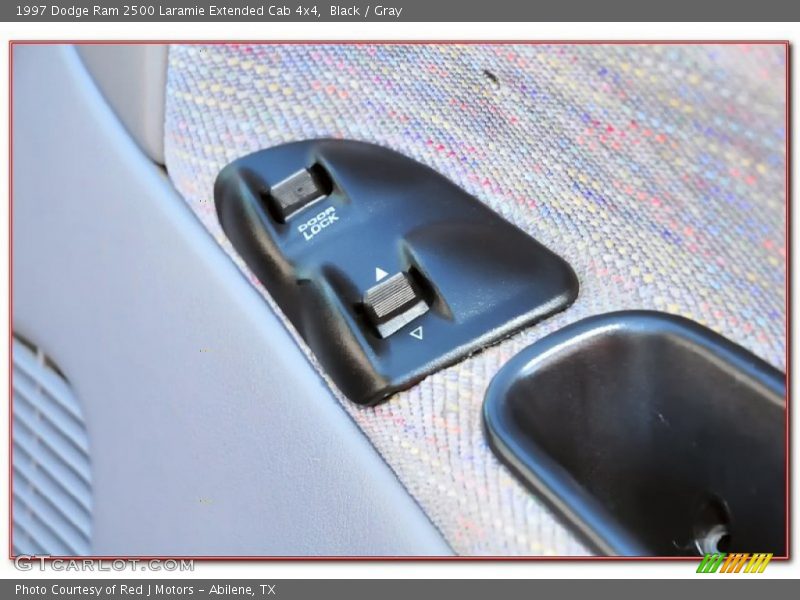 Black / Gray 1997 Dodge Ram 2500 Laramie Extended Cab 4x4