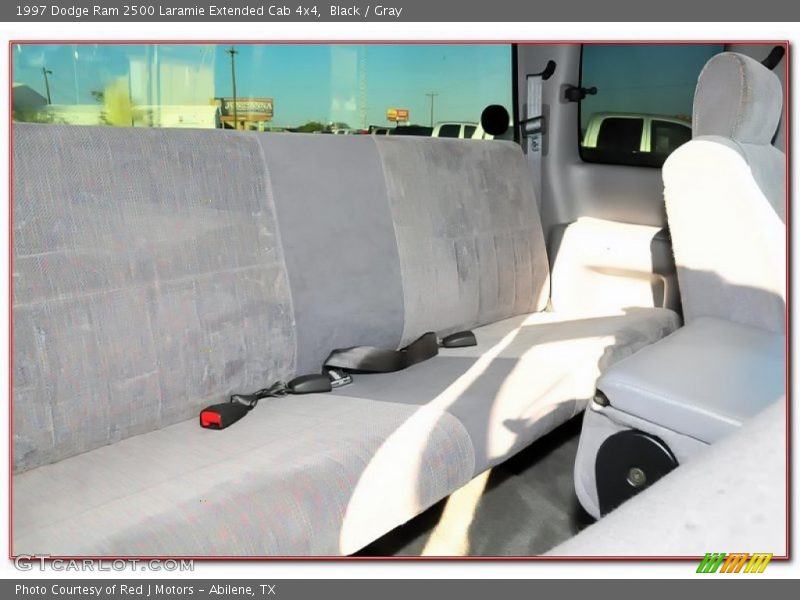 Black / Gray 1997 Dodge Ram 2500 Laramie Extended Cab 4x4