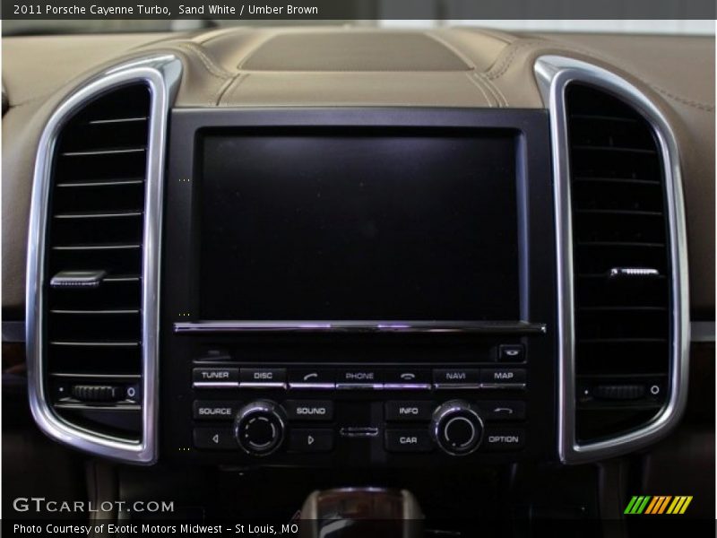 Sand White / Umber Brown 2011 Porsche Cayenne Turbo
